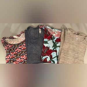 Perfect-T bundle. Asking $20+ship for all 4.All M except grey which is L